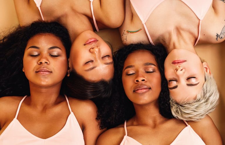 women with different skin tones after different laser treatments in new york